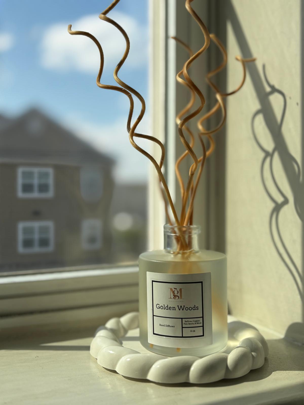 Golden Woods Reed Diffuser
