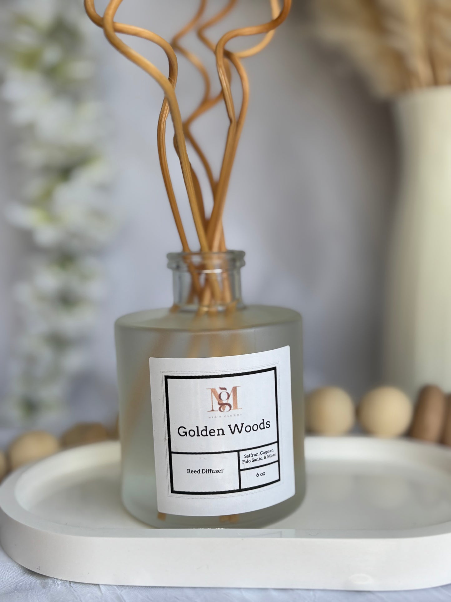 Golden Woods Reed Diffuser