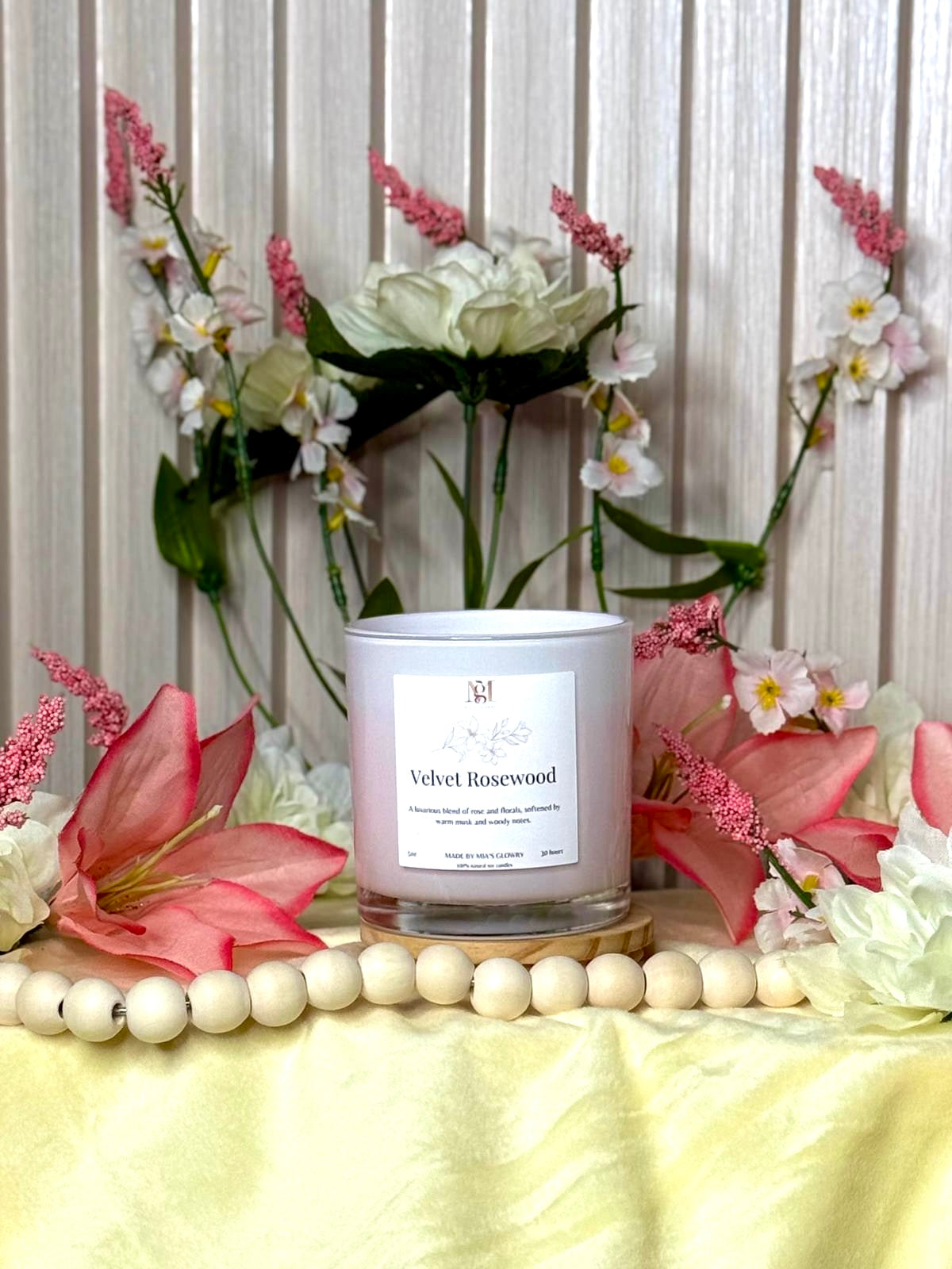 Velvet Rosewood Candle